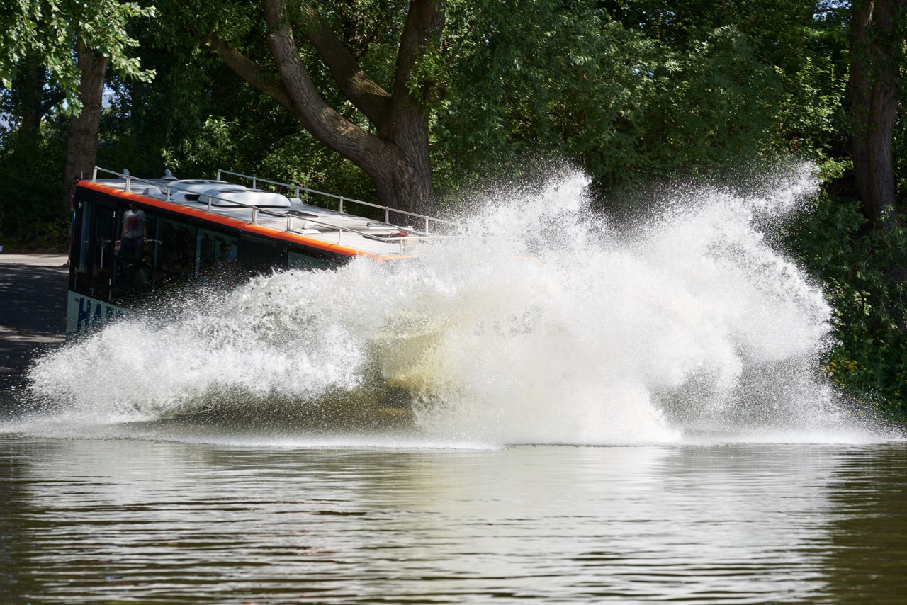 Big Splash: So funktioniert Hamburgs Amphibienfahrzeug